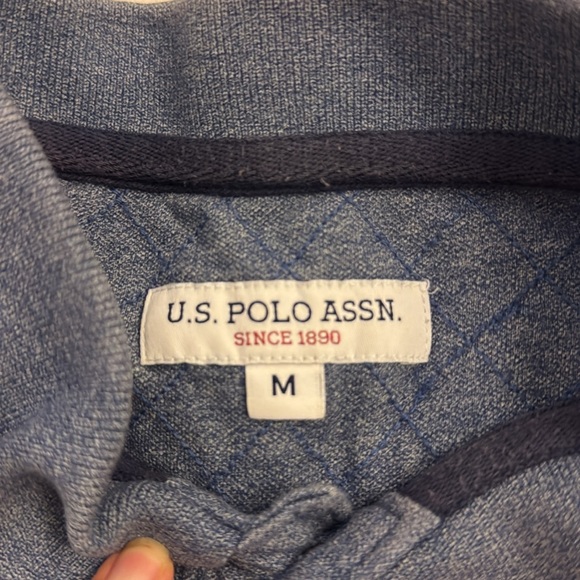 U.S. Polo Assn. Medium Shortsleeve Blue Polo - Picture 2 of 5
